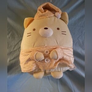 Summiko Gurashi Cat Neko Pajama Plush Stuffed Animal New Tags